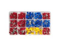 Kit de terminales de crimpado eléctrico surtidos (280/1500 piezas, macho-hembra prensados en frío) for bricolaje y reparaciones.(280pcs)