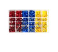 Kit de terminales de crimpado eléctrico surtidos (280/1500 piezas, macho-hembra prensados en frío) for bricolaje y reparaciones.(720pcs)