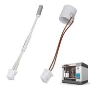 Kit de termistor calentador de cerámica 60W para impresora 3D CrealityK1 y K1 Max, anillo calefactor cerámica 60W alta temperatura con cable de resistencia termosensible