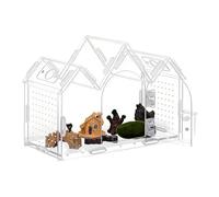 Kit de Terrario para Arañas Saltarinas - con Puertas Magnéticas, Acrílico Transparente, Casa para Tarántulas - Recinto Grande para Araña Saltarina | para Dragones Barbudos, Mantis, Geckos, Serpientes,