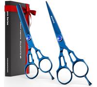 Kit de tijeras de peluquería profesional de 5,5 pulgadas, tijeras para cabello, corte de horquilla, tijeras de peluquería profesional, tijeras de barba para hombre, tijeras para cabello, tijera