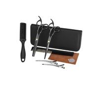Kit de tijeras para corte de pelo Conjunto de tijeras para barbero para hombres Mujeres Animales de compañía Salón de belleza Barbero