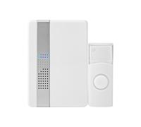 Kit de timbre inalámbrico 36 melodías con botón emisor 80dB Alcance 300m IP44