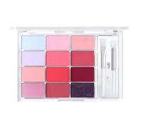 Kit de tinte de lápiz labial - Paleta cosmética de doce | colores brillantes nutritivos | Set de maquillaje de belleza hidratante para mujeres y niñas, bodas, salón de estilismo diari