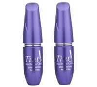 Kit de tinte para cejas, paquete de 2, gel de tatuaje para cejas resistente al agua, para color natural semipermanente, fácil aplicación y a prueba de manchas, marrón claro