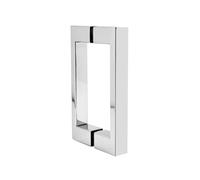 Kit de tirador de acero inoxidable para cabina de ducha, línea Essential