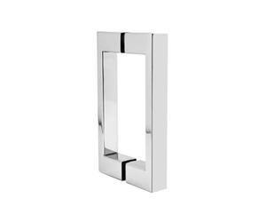 Kit de tirador de acero inoxidable para cabina de ducha, línea Essential