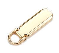 Kit de tiradores de repuesto de reparación de cremallera de metal para mochilas, bolsos, abrigos, tiradores de cremallera para vestidos, Gold