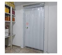 Kit de tiras de plástico para puerta de refrigerador/congelador, tiras de PVC de baja temperatura de 1,5/1,9/2,1 mm de grosor, superposición de 3 cm, 1,35 x 2,2 m, 9 piezas, ilatadas y de bajo consumo