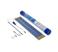 Faithfull Kit de varilla de acceso de cable y accesorios - 15 piezas incluyendo varillas de 10 x 330 mm - longitud total 3,3 metros