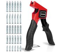 Kit de Tobillo Molly con Pinza, Pack de 30 Tacos de expansión metálicos, Molly Tacos para Metal Hueco, Tacos de Metal con Pinzas