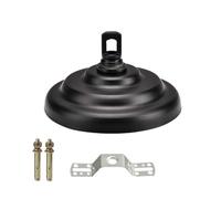 Kit de toldo de luz, kit de toldo de techo de candelabro con accesorios de fijación para plantas colgantes de luz de techo, color negro