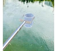 Kit de toma de muestras de agua retráctil con recipiente para recogida de líquidos portátil en lagos y estanques