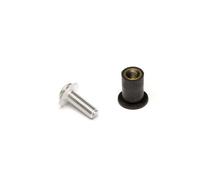 Kit de tornillería para parabrisas Plata - Ø4mm