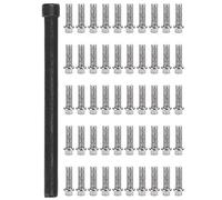 Kit de Tornillo RC de 50 Piezas, Tornillos de Cubo de la Rueda del automóvil RC Tornillos de Acero Inoxidable para 1/10 RC Carrero M2, M2.5, M3 1.9/2.2 En RC Wheel Rub Tornillos (M2.5)