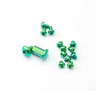 Kit de tornillo y husillo de mango compatible con raqueta de tenis de mesa Butterfly 535, juego de piezas de reparación de aleación con 11 pernos para fijación de agarre, opción para mantenimiento y