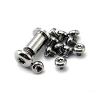 Kit de tornillo y husillo de mango compatible con raqueta de tenis de mesa Butterfly 535, juego de piezas de reparación de aleación con 11 pernos para fijación de agarre, opción para mantenimiento y