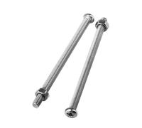 Kit de tornillos cabeza cruzada M6 acero inoxidable 304, 20 juegos, pernos máquina longitud extendida con tuercas a juego(M6*95 (20 sets))