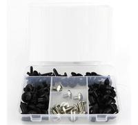 Kit De Tornillos Carenado Chasis Para Motocicleta, Clips Sujeción, Tuercas Tornillo Para AN200, Para Burgman 200, 2014, 2015, 2016-2024 bicicleta calle(Plata)