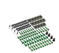Kit de tornillos carenado CNC, 177 Uds., Clips sujeción, tornillo para CBR600RR CBR1000RR CBR 600 F2 F3 F4 RR 1000 900 929RR 650R bicicleta calle(Green)