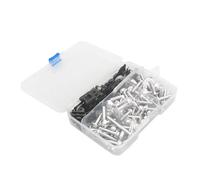 Kit De Tornillos Carenado para Motocicleta para Yamaha Xvs 650 1100 Aerox 50 155 Aerox155 Raptor 700 LTZ 400 Xmax300 300(Plata)
