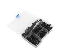 Kit De Tornillos Carenado para Motocicleta para Yamaha Xvs 650 1100 Aerox 50 155 Aerox155 Raptor 700 LTZ 400 Xmax300 300(Negro)