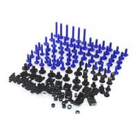 Kit De Tornillos Carenado Para Motocicleta, Pernos Para Parabrisas Para XLV 600 650 700 Para TRANSALP NX FMX XRV650 TRX 300EX Aleación CNC(Blu)