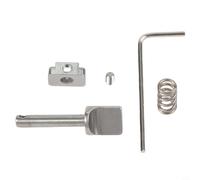 Kit de tornillos de aleta de liberación rápida de acero inoxidable resistente a la corrosión para cajas de surf estándar, color plateado