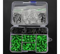 Kit De Tornillos De Carenado De Cuerpo, Clips De Sujeción, Tuercas De Tornillo Para CBR 600 CBR600 F F2 F3 F4 F4i SPORT CBR600F CBR900 CBR900RR Clip montaje(Green)