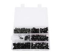 Kit de Tornillos de Carenado de Motocicleta de 198 Piezas, Tornillo de Motocicleta M5 M6 Tornillos de Carenado de Parabrisas de Motocicleta Pernos Universales Kit de Pernos de