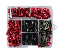 Kit de tornillos de carenado Para Aprilia RSV4R RSV1000R RSV1000 Para Mille RSV 4 4R 1000R 1000 RR RSV4 R 1000RR 1100 RS660 125 Kit Tornillos De Carenado Clips De Tuerca(ROJO)