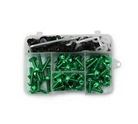 Kit De Tornillos De Carenado Para CB650R CB500R CBR600RR CBR900RR CBR929RR CBR1000RR CBR 600RR 900RR 929RR 1000RR 600 F2 F3 F4i Clip montaje(Green)