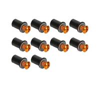 Kit de tornillos de carenado Para CBR 600 F4i CBR1000RR CB400 VFR800 10 Uds 5mm M5 * 16 Tornillos De Parabrisas De Motocicleta Pernos Kit De Montaje De Carenado(Oro)