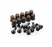 Kit de tornillos de carenado Para CBR 600RR 900RR 929RR 954RR CBR1000RR VTR1000 VFR800 VFR 1200 NS 250 1100XX Parabrisas De Moto Tornillos(Negro)