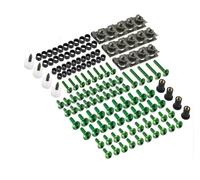 Kit de tornillos de carenado Para CBR600RR CBR1000RR CBR 600 F2 F3 F4 CBR 600 RR 1000 RR 900 929RR 177 Uds Kit De Pernos De Carenado Clips De Sujeción Tornillo(VERDE)