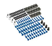 Kit de tornillos de carenado Para CBR600RR CBR1000RR CBR 600 F2 F3 F4 CBR 600 RR 1000 RR 900 929RR 177 Uds Kit De Pernos De Carenado Clips De Sujeción Tornillo(AZUL)