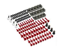 Kit de tornillos de carenado Para CBR600RR CBR1000RR CBR 600 F2 F3 F4 CBR 600 RR 1000 RR 900 929RR 177 Uds Kit De Pernos De Carenado Clips De Sujeción Tornillo(ROJO)