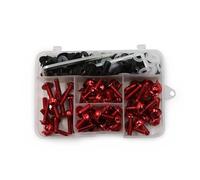 Kit De Tornillos De Carenado Para Motocicleta, Tornillos Para CB650R CB500R CBR600RR CBR900RR CBR929RR CBR1000RR CBR F2 F3 F4i Clip montaje(rojo)