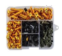 Kit de tornillos de carenado Para Para Ninja ZX6R ZX7R ZX9R ZX10R ZX10RR ZX12R ZX14R ZX 4RR 6R 7R 9R 10R 12R 14R 10RR Kit De Tornillos De Carenado Clips De Tuerca(Oro)