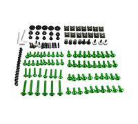 Kit de tornillos de carenado Para XL1000 V Para VARADERO XL 1000 125 Accesorios De Motocicleta Kit Completo De Tornillos De Carenado Tornillos Y Tuercas(VERDE)
