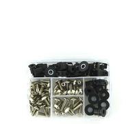 Kit De Tornillos De Chasis De Carenado De Motocicleta, Abrazadera De Sujeción, Tuerca De Tornillo Para CBR650R CBR 650R 2019 2020 Kit de tornillos(Plata)