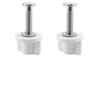Kit de tornillos de expansión para asiento de inodoro, pernos de fijación de bisagra de acero inoxidable y nailon para reparación de tapa, apto para la mayoría de inodoros estándar