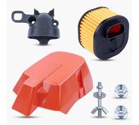 Kit de tornillos de guía del colector de admisión de la cubierta del filtro de aire HD para Husqvarna 372XP 362371365 motosierra