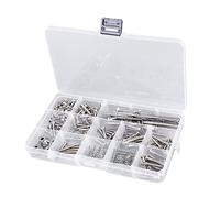 Kit de Tornillos de Reparación de Guitarra Eléctrica, Juego de Tornillos de Guitarra Duraderos Portátiles de Metal y Hierro para Reemplazo (SILVER)