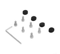 Kit de tornillos de tapa con conectores de goma resistentes al polvo para Ninebot para Max G30 para scooter G30D, incluye llave para una fijación segura