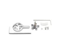 Kit de tornillos de tensión del pulgar del acelerador for motocicleta Sotail Touring Road King Sportster XL883 1200 Dyna con sistema de carburador(Chrome)