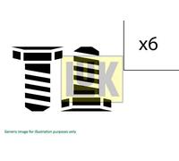 Kit de tornillos del volante Torx interior 411 0227 11 LuK para NISSAN RENAULT