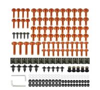 Kit De Tornillos para Carenado De Motocicleta para MT 07 09 10 03 125 SP Tenere 700 Tracer 9 GT 900 9GT 900GT FJ-09 Tracer9 Tuercas para Tornillos De Motocicleta(Naranja)