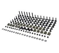 kit de tornillos para carenado Para YAMAHA PW80 R25 MT07 MT125 Para Drag Para Star 1100 Incluye Tornillos Y Tuercas Kit De Carenado Motocicleta(Black)