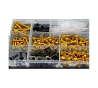 kit de tornillos para carenado Tornillos Para Carrocería Tornillo De Carenado Motocicleta Fijación Para YAMAHA FJR1300 2004-2013 MT09 MT07(Gold)